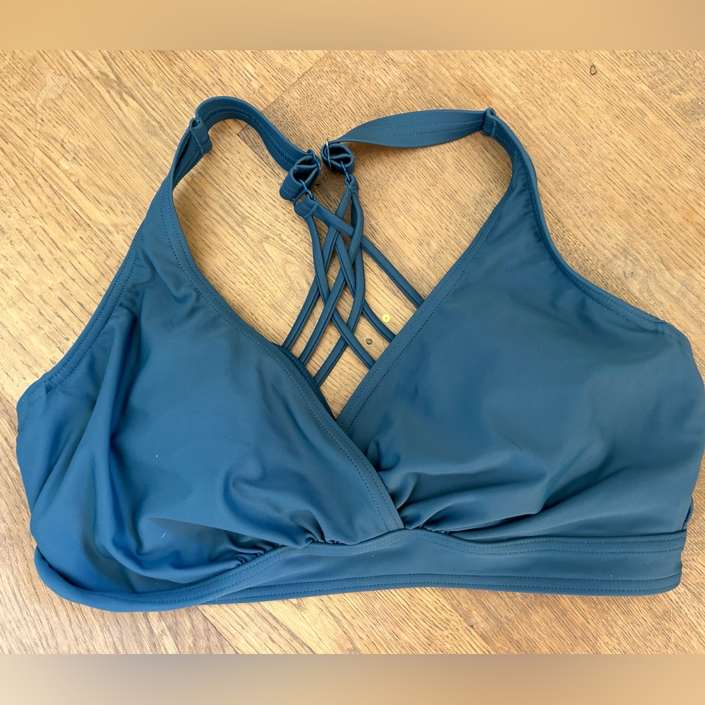 Prana bikini top size 36 bust/M deep teal